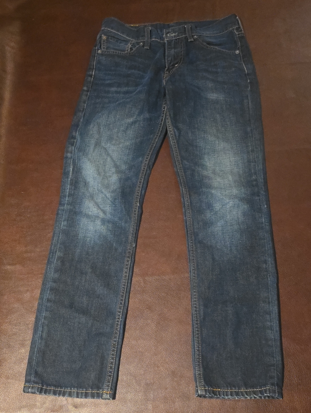 Levi's Men's Faded Indigo Straight Jeans